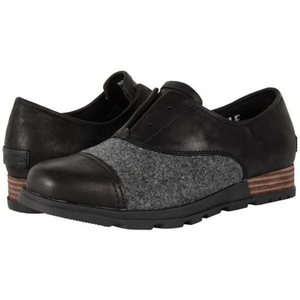 SOREL Women's Major Oxford, Black, Size 10.5